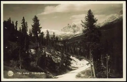 Hayden Cortina d’Ampezzo TRE CIME MISURINA, Umlandansicht Lago di Misurina 1930