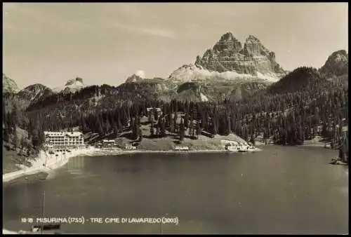 Hayden Cortina d’Ampezzo Lago di Misurina TRE CIME DI LAVAREDO  Dolomiten  1940