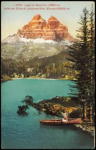 Hayden Cortina d’Ampezzo Misurinasee Lago di Misurina colle   Dolomiten 1910