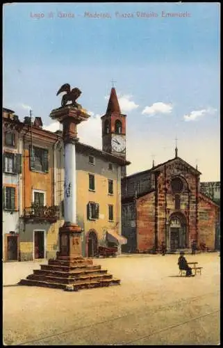 Toscolano-Maderno Maderno am Gardasee Piazza Vittorio Emanuele 1912