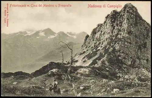 Madonna di Campiglio Sankt Maria im Pein Fridolinsjoch  Mandron Presanella 1900