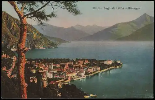 Cartoline Menaggio Panorama Lago di Como Menaggio 1910