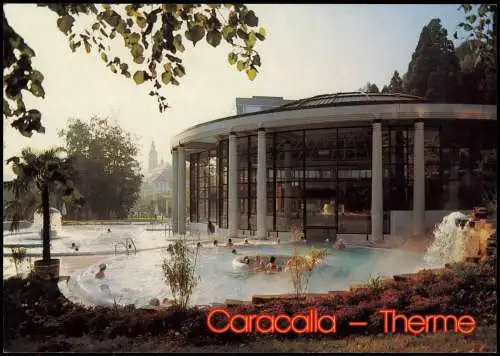 Baden-Baden Außenpool-Bereich Caracalla-Therme (Hallenbad) 1990