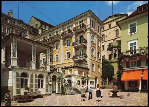 Ansichtskarte Baden-Baden Partie am Jesuitenplatz 1990