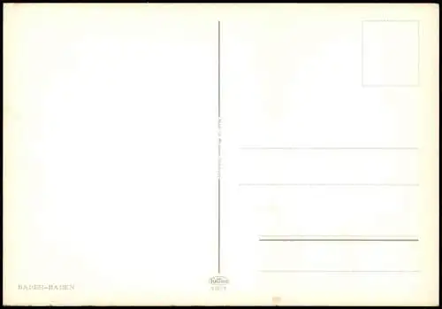 Ansichtskarte Baden-Baden Mehrbildkarte mit 3 Ortsansichten 1975