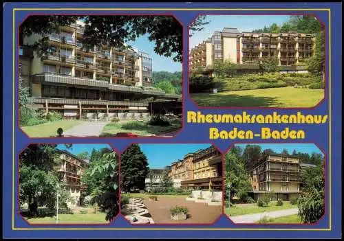 Baden-Baden Mehrbild-AK Staatliches Rheumakrankenhaus Klinik   Medizin 1989