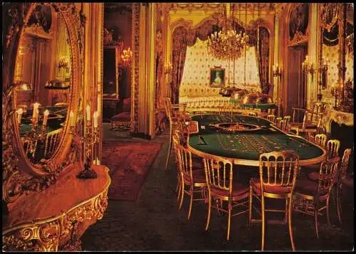 Baden-Baden Casino, Salle Pompadour, Spielbank, Roulette-Tisch 1980