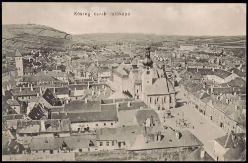 Postcard Güns Kőszeg Stadtblick 1917  Ungarn Magyar