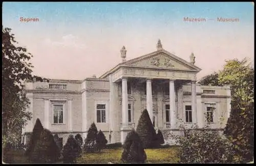 Postcard Ödenburg Sopron Muzeum Museum 1916  Ungarn Magyar