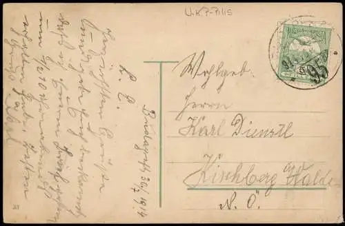 Postcard Budapest Kossuth Lajosgasse Kossuth Lajos-utcza 1914  Ungarn Magyar