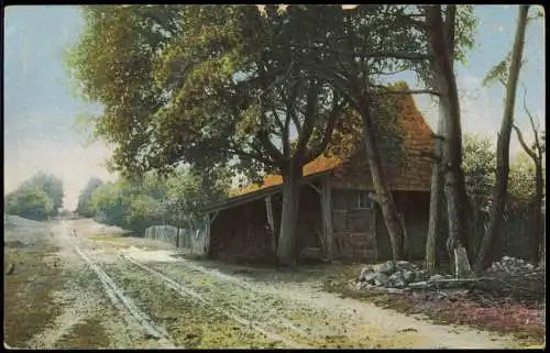 Ansichtskarte Zeven Partie im Malerdorf 1910  LK Rotenburg Wümme