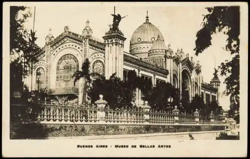 Postcard Buenos Aires Museo de Bellas Artes 1928  Argentinien Argentinia