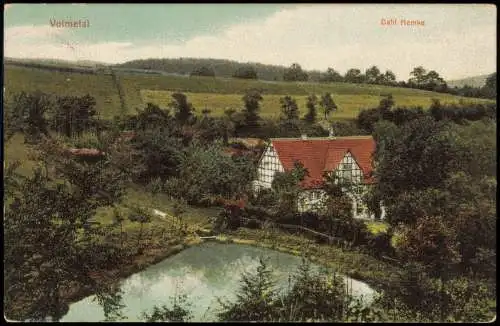 Ansichtskarte Hagen (Westfalen) Dahl Hemke Volmetal Fachwerkhaus 1908