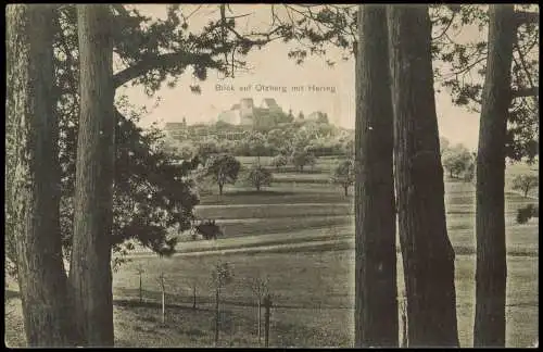 Ansichtskarte Hering (Odenwald)-Otzberg Blick auf die Stadt 1912