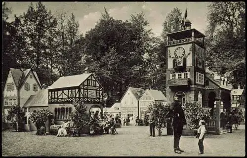 Ansichtskarte  Schaefers Märchenstadt Lilliput Schausteller 1928