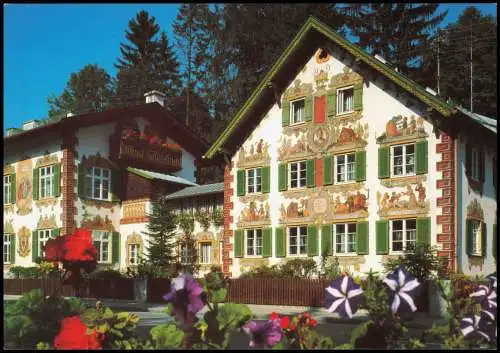 Ansichtskarte Oberammergau Gebäudeansicht Hänsel-und-Gretel-Haus 1990