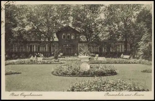 Ansichtskarte Bad Oeynhausen Meierei Rosengarten 1929