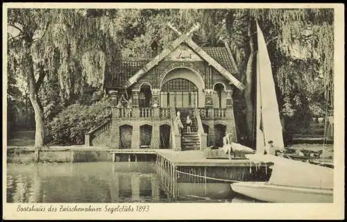 Ansichtskarte Bad Zwischenahn Bootshaus des Zwischenahner Segelclubs 1893 1930