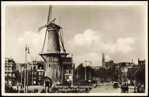 Rotterdam Rotterdam Windmühle Molen Oostplein m.Goudsche Singel. 1938