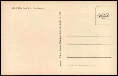 Ansichtskarte Bad Reichenhall Gradirwerk. 1934