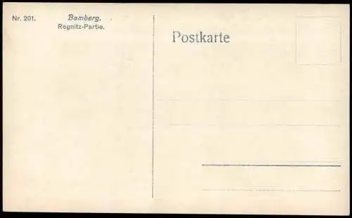 Ansichtskarte Bamberg Regnitz-Partie 1922