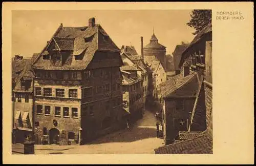 Ansichtskarte Nürnberg Albrecht-Dürer-Haus 1920