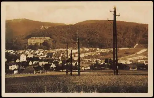 Postcard Boskowitz Boskovice Blick auf die Stadt - Fotokarte 1933