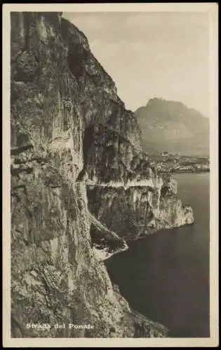 Cartoline .Italien Italia Ansicht Italien Strada del Ponale 1920