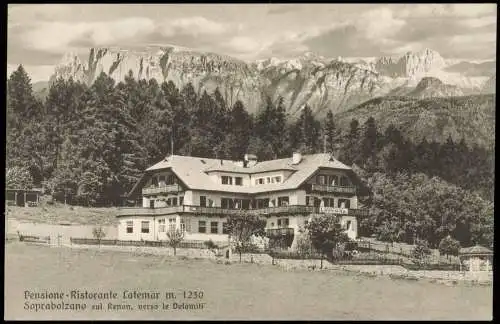 OberbozenRitten Soprabolzano Renon Pensione Ristorante  Soprabolzano 1910