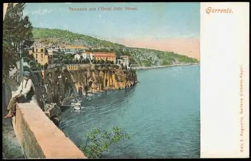 Sorrent (Kampanien) Sorrento Panorama con Hotel delle Sirene 1905