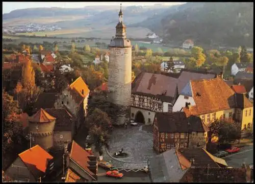 Ansichtskarte Tauberbischofsheim Panorama mit dem Kurmainzisches Schloss 1980