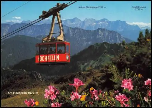 .Bayern Bergen, Bayerische Alpen, Talstation der Hochfelln-Kabinen-Seilbahn 1980