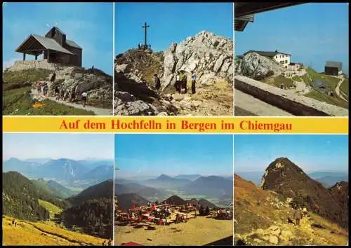 Hochfelln Mehrbild-AK Auf dem Hochfelln in Bergen im Chiemgau 1980