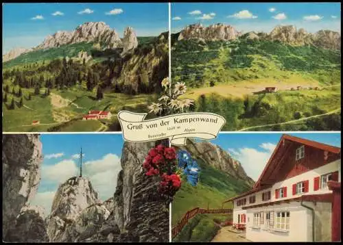 Kampenwand Gruß von der Kampenwand Bayerische Alpen (Mehrbild-AK) 1970