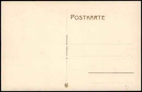 Ansichtskarte Goslar Die Beisskatze. Rathaus 1912