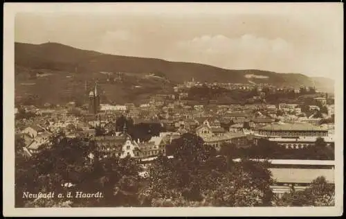 Ansichtskarte Neustadt an der Weinstraße Neustadt an der Haardt Totale 1926