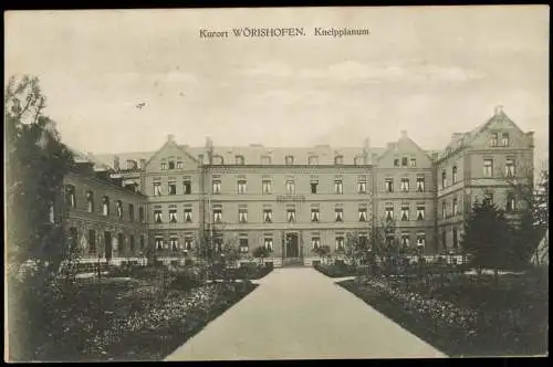 Bad Wörishofen Kneippiatorium - Fotokarte 1919 Pernat-Karte:8108 Fa