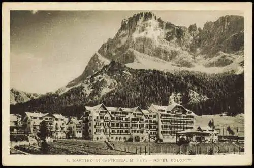 Sankt Martin am Sismunthbach San Martino di Castrozza Berg Hotel Dolomiti 1933