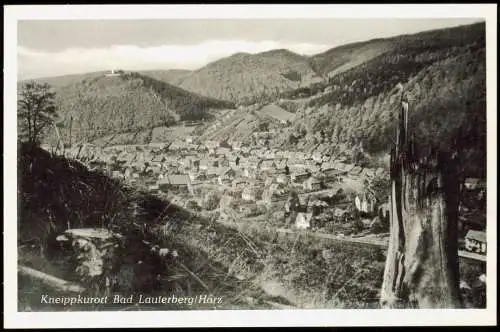 Ansichtskarte Bad Lauterberg im Harz Panorama-Ansicht; Ort im Harz 1950