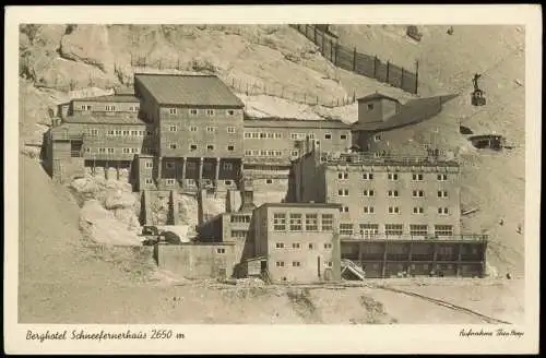 Ansichtskarte Garmisch-Partenkirchen Hotel Schneefernhaus - Fotokarte 1930