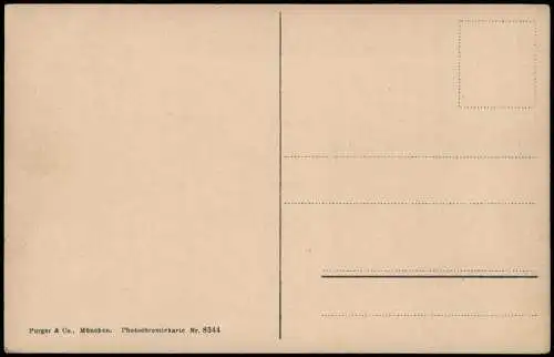 Postcard Sebenico Šibenik Mann mit Esel Kerka 1914