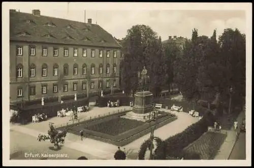 Ansichtskarte Erfurt Kaiserplatz - Fotokarte 1940