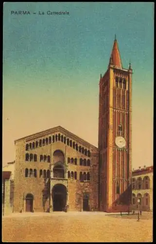 Cartoline Parma Cattedrale Kirche 1910