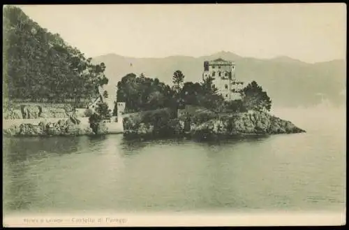 Cartoline .Italien Italia Riviera di Levante Castello di Paraggi 1910