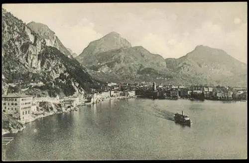 Riva del Garda Panorama-Ansicht Gesamtbild von Riva Gardasee 1908