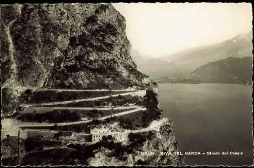 Cartoline Riva del Garda Gardasee, Strada del Ponale 1950