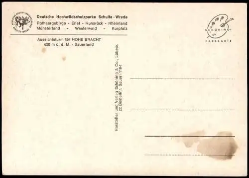 .Nordrhein-Westfalen Sauerland (Mehrbildkarte mit div. Ortsansichten) 1975