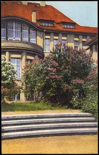 Ansichtskarte Dresden Handelskammer Dresden Gartenseite. 1923