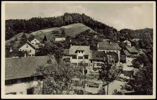 Ansichtskarte Haibach ob der Donau Stadtpartie 1939