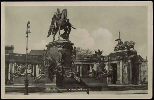 Ansichtskarte Mitte-Berlin Kaiser-Wilhelm-Nationaldenkmal 1932